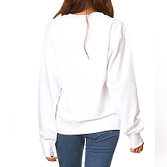 BRAND NEW! BLACK FABULOUS BOHO VINTAGE RETRO GRAPHIC FASHION CC SWEATSHIRT - Picture 4 of 4